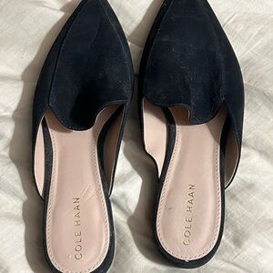 Cole Haan Suede Women's Black Mules